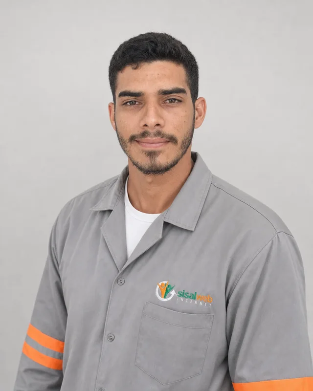 Jonatan, técnico da Sisalweb